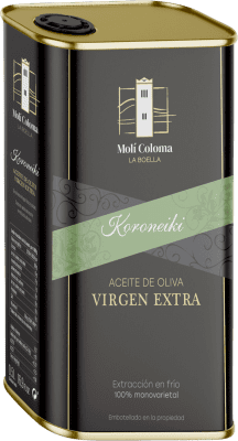 Envoi gratuit | Huile d'Olive Finca Molí Coloma La Boella HOVE Vierge Extra Catalogne Espagne Koroneiki Canette 50 cl