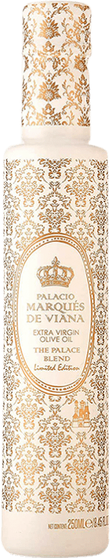 Kostenloser Versand | Olivenöl Palacio Marqués de Viana Palacio Limitierte Edition, Blend, E-NOL Extra Nativ Andalusien Spanien Kleine Flasche 25 cl Glas