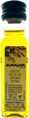 0,95 € | Boîte de 266 unités Huile d'Olive ‎Almazaras de la Subbética Almaoliva Gran Selección PET D.O.P. Priego de Córdoba Andalousie Espagne Bouteille Miniature 2 cl