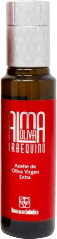 6,95 € | Olivenöl Almazaras de la Subbética Almaoliva E-NOL Extra Nativ D.O.P. Priego de Córdoba Andalusien Spanien Arbequina Miniaturflasche 10 cl Glas