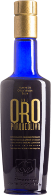 16,95 € Envío gratis | Aceite de Oliva Almazaras de la Subbética Parqueoliva Serie Oro Vidrio D.O.P. Priego de Córdoba Botellín 25 cl
