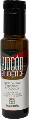 8,95 € Envío gratis | Aceite de Oliva Almazaras de la Subbética Rincón AOVE Virgen Extra Botellín Miniatura 10 cl Vidrio