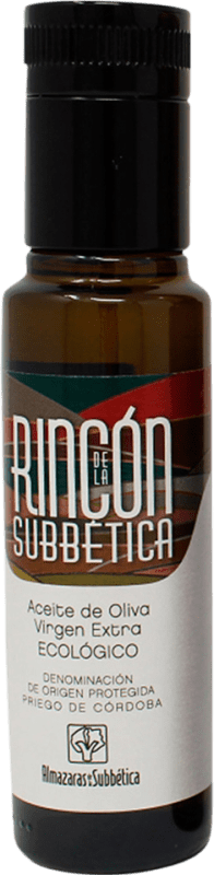 8,95 € Free Shipping | Olive Oil Almazaras de la Subbética Rincón EVOO Extra Virgin Miniature Bottle 10 cl Glass