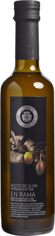7,95 € Envío gratis | Aceite de Oliva La Chinata Virgen Extra en Rama Vidrio Botella Medium 50 cl
