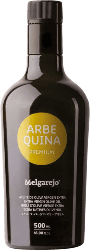 Envoi gratuit | Huile d'Olive Melgarejo Premium Vidrio Andalousie Espagne Arbequina Bouteille Medium 50 cl