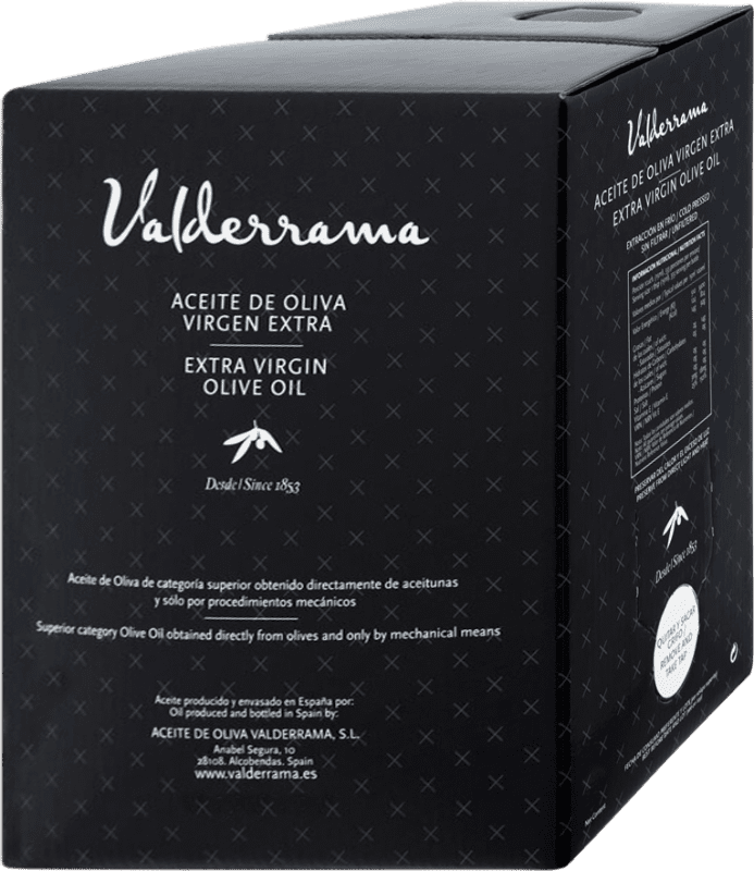 Kostenloser Versand | Olivenöl Valderrama E-NOL Extra Nativ Kastilien-La Mancha Spanien Picuda Bag in Box 2 L