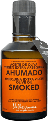 168,95 € | 12 units box Olive Oil Valderrama Ahumado EVOO Extra Virgin Castilla la Mancha Spain Arbequina Small Bottle 25 cl Glass