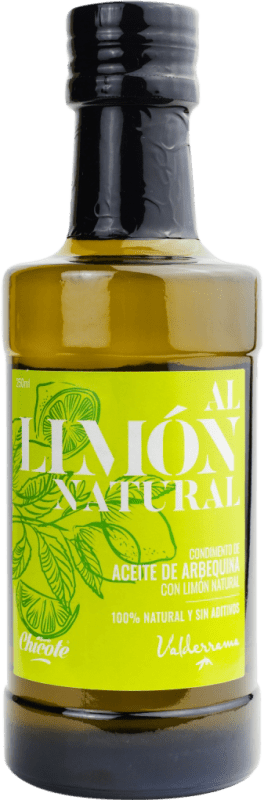 Envoi gratuit | Boîte de 6 unités Huile d'Olive Valderrama Natural — Naturel Castilla La Mancha Espagne Petite Bouteille 25 cl Verre Limón — Citron