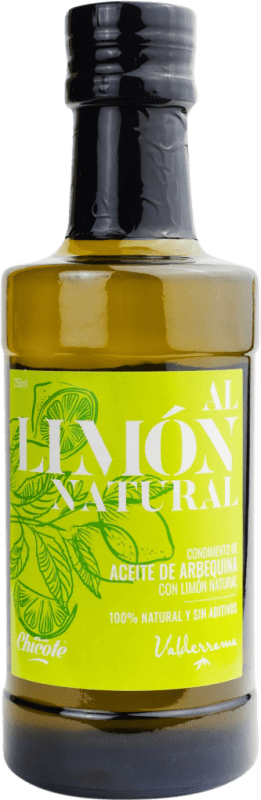 Free Shipping | Olive Oil Valderrama Natural Castilla la Mancha Spain Arbequina Small Bottle 25 cl Glass Limón — Lemon