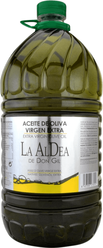 Envío gratis | Aceite de Oliva Arodén Hispania La Aldea de Don Gil PET Andalucía España Garrafa 5 L