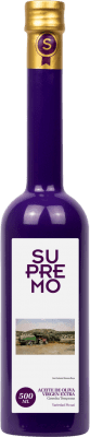 12,95 € | オリーブオイル Supremo EVOO エキストラバージン Jaén スペイン Picual — ピクアル ミディアムボトル 50 cl ガラス