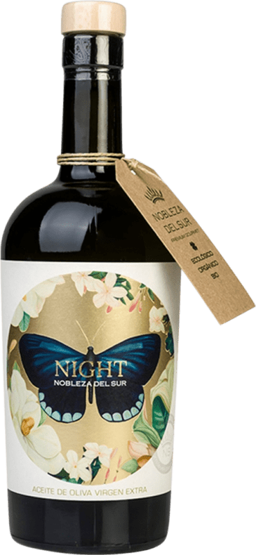 Spedizione Gratuita | Olio d'Oliva Nobleza del Sur Night Cosecha Temprana — Raccolta Precoce Andalusia Spagna Eco — Biologico Bottiglia Medium 50 cl Vetro