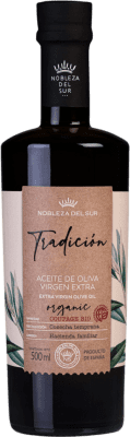 Envio grátis | Azeite de Oliva Nobleza del Sur Tradicional, AOVE Virgem Extra Andaluzia Espanha Eco — Biológico Garrafa Medium 50 cl Vidro