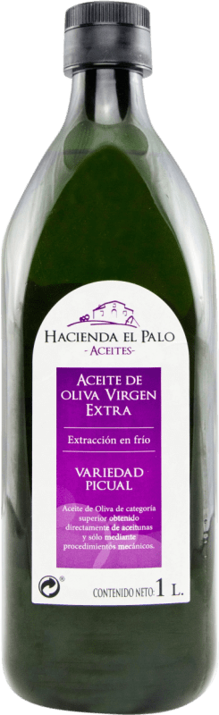 12,95 € | Aceite de Oliva Hacienda el Palo PET Andalucía España Picual 1 L