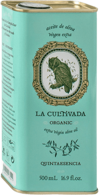 Kostenloser Versand | Olivenöl La Cultivada Quintaesencia Andalusien Spanien Mittlere Blechdose 50 cl