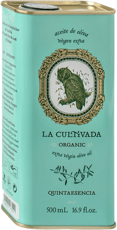 Envío gratis | Aceite de Oliva La Cultivada Quintaesencia Andalucía España Lata 50 cl