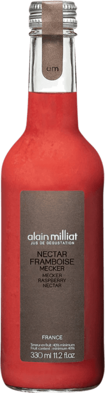 Envio grátis | Sumo Alain Milliat França Garrafinha Terço 33 cl Vidro Framboise — Framboesa