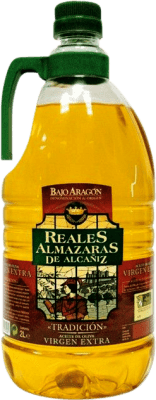 オリーブオイル Reales Almazaras de Alcañiz Bajo Aragón 伝統的, EVOO エキストラバージン ポリタンク 2 L PET — ペット
