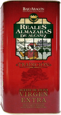 Aceite de Oliva Reales Almazaras de Alcañiz Tradición Bajo Aragón Lata Especial 5 L