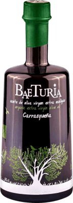 Envío gratis | Aceite de Oliva Baeturia Organic Vidrio Extremadura España Carrasqueña Botella Medium 50 cl