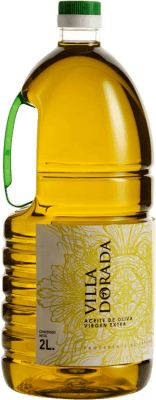 オリーブオイル Campos de Uleila Villa Dorada EVOO エキストラバージン ポリタンク 2 L PET — ペット
