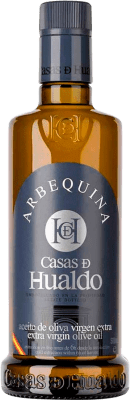 Aceite de Oliva Casas de Hualdo Vidrio Arbequina Montes de Toledo Botella Medium 50 cl