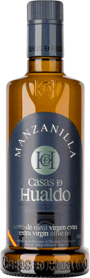 Aceite de Oliva Casas de Hualdo Vidrio Manzanilla Montes de Toledo Botella Medium 50 cl