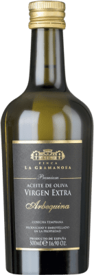 Envio grátis | Azeite de Oliva La Gramanosa Vidrio Catalunha Espanha Arbequina Garrafa Medium 50 cl