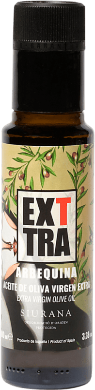 Envio grátis | Azeite de Oliva Exttra Original AOVE Virgem Extra D.O.P. Siurana Catalunha Espanha Arbequina Garrafinha Miniatura 10 cl Vidro