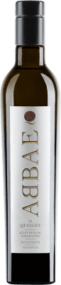 Envio grátis | Azeite de Oliva Hacienda Queiles Abbae AOVE Virgem Extra D.O. Navarra Navarra Espanha Arbequina Eco — Biológico Garrafa Medium 50 cl Vidro