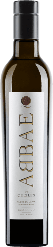 Envío gratis | Aceite de Oliva Hacienda Queiles Abbae Ecológico Vidrio D.O. Navarra Navarra España Arbequina Ecológico Botella Medium 50 cl