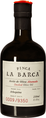 Aceite de Oliva Norte Extremeña Finca La Barca Ahumado Vidrio Arbequina Botellín 25 cl