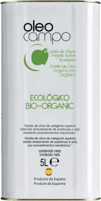 Huile d'Olive Oleocampo Ecológico Picual Canette Spéciale 5 L