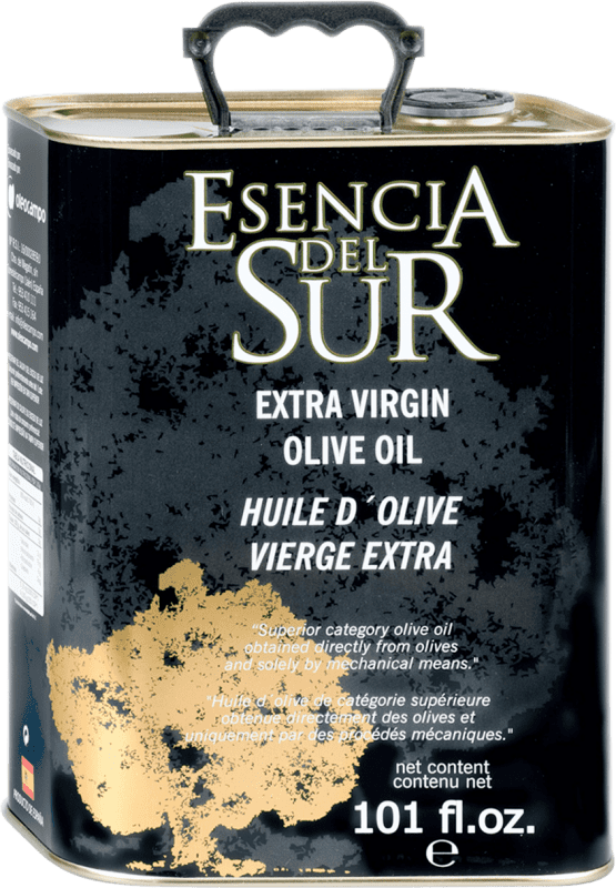 Envio grátis | Azeite de Oliva Oleocampo Esencia del Sur Andaluzia Espanha Picual Lata Especial 3 L