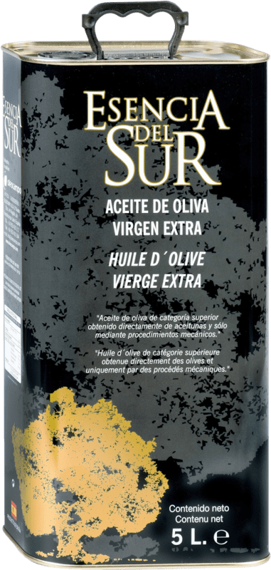 Envio grátis | Azeite de Oliva Oleocampo Esencia del Sur AOVE Virgem Extra Andaluzia Espanha Picual Lata Especial 5 L