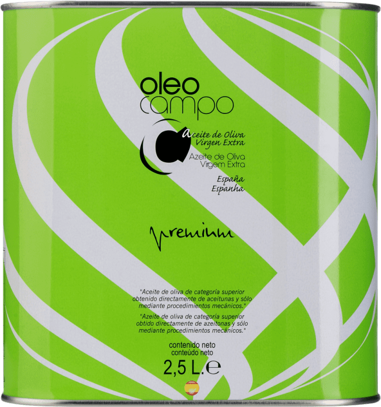 45,95 € | Olio d'Oliva Oleocampo Premium, EVO Extra Vergine Andalusia Spagna Picual Lattina Speciale 2,5 L