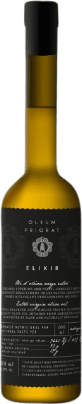 Envío gratis | Aceite de Oliva Oleum Priorat Elixir Vidrio D.O.P. Siurana Cataluña España Arbequina Botella Medium 50 cl