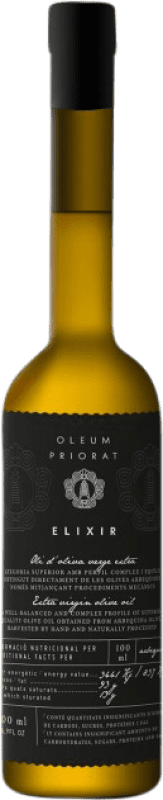 Envío gratis | Aceite de Oliva Oleum Priorat Elixir AOVE Virgen Extra D.O.P. Siurana Cataluña España Arbequina Botella Medium 50 cl Vidrio