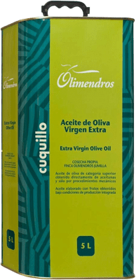 Envío gratis | Aceite de Oliva Olimendros AOVE Virgen Extra Región de Murcia España Cuquillo Lata Especial 5 L