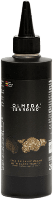 Envoi gratuit | Vinaigre Olmeda Orígenes Crema — Crème D.O. Jerez-Xérès-Sherry Espagne Petite Bouteille 25 cl Trufa Negra — Truffe Noire