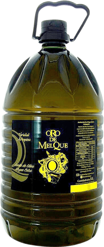 Kostenloser Versand | Olivenöl Oro de Melque E-NOL Extra Nativ Kastilien-La Mancha Spanien Arbequina Kanister 5 L PET