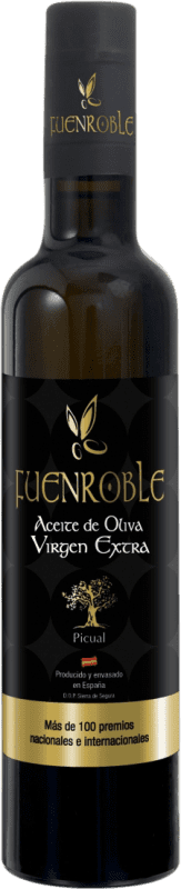 Kostenloser Versand | 20 Einheiten Box Olivenöl Potosí 10 Fuenroble E-NOL Extra Nativ D.O. Sierra de Segura Andalusien Spanien Picual Kleine Flasche 25 cl Glas
