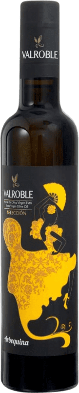 Kostenloser Versand | Olivenöl Potosí 10 Valroble E-NOL Extra Nativ D.O. Sierra de Segura Andalusien Spanien Arbequina Medium-Flasche 50 cl Glas