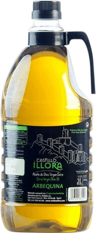 Kostenloser Versand | Olivenöl Roldán 1895 Castillo de Íllora PET D.O. Poniente de Granada Andalusien Spanien Arbequina Karaffe 2 L