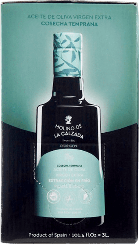 49,95 € Envoi gratuit | Huile d'Olive Roldán 1895 Molino de la Calzada d'Origen D.O. Poniente de Granada Bag in Box 3 L