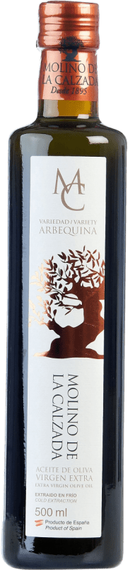 Envio grátis | Azeite de Oliva Roldán 1895 Molino de la Calzada AOVE Virgem Extra Andaluzia Espanha Arbequina Garrafa Medium 50 cl