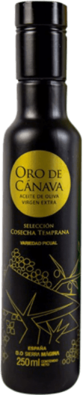 18,95 € Envoi gratuit | Huile d'Olive Ntra. Sra. de los Remedios Oro de Cánava Selección Cosecha Temprana Vidrio D.O. Sierra Mágina Petite Bouteille 25 cl