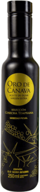 Spedizione Gratuita | Olio d'Oliva Ntra. Sra. de los Remedios Oro de Cánava Selezione, Cosecha Temprana — Raccolta Precoce, EVO Extra Vergine D.O. Sierra Mágina Andalusia Spagna Picual Bottiglietta 25 cl Vetro