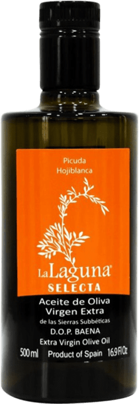 Envío gratis | Aceite de Oliva Sucesores Hnos. López La Laguna Selecta Vidrio D.O. Baena Andalucía España Botella Medium 50 cl