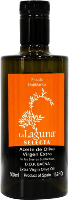 Envoi gratuit | Huile d'Olive Sucesores Hnos. López La Laguna Selecta Coupage, HOVE Vierge Extra D.O. Baena Córdoba Espagne Bouteille Medium 50 cl Verre